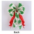 thumbnail image 2 of Christmas Bow for Wreath,Snowflake Lace with Wreath Fleece Craft Bow Ornaments,Red Bow Christmas Tree Decoration for Christmas Tree, Gift Wrapping, Holiday Home Decor, 2 of 8