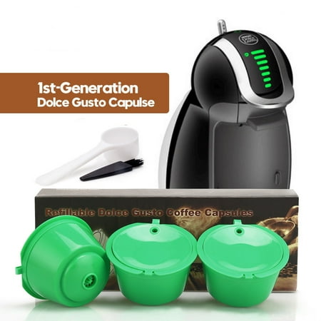 

Tiitstoy 1pc Sweet Taste Coffee Capsule Filter Plastic Rechargeable Coffee Capsules Multicolor