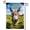D, variant on XaaKee Summer Garden Flag, Animal Photography Donkey Funny Farm Portrait Yard Flag, Double-Sided High-Quality White Linen Garden Flag, Lawn Holiday Decor, 12x18Inch
