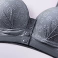 thumbnail image 4 of Fatuov No Underwire Bra for Women Front Closure Breathable Fabric Bra Push Up Full Coverage Sleep Bralette 40A, 4 of 5