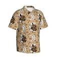 thumbnail image 3 of Xecao Snake And Flower print Hawaiian shirt - a stylish short-sleeve button-down for men, perfect for casual beach and tropical outings., 3 of 9