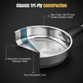 thumbnail image 4 of Stainless Steel Cookware Set Non Toxic, 14PCs Stainless Steel Pots and Pans Set with Stay-Cool Handles, Kitchen Induction Cookware with Steamer, Utensil Sets and Pot Protectors, 4 of 6