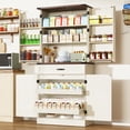 thumbnail image 7 of ANPOO 71''Tall Farmhouse Kitchen Pantry Cabinet, 7 Layers Storage Cabinet, 3 Drawers, 6 Hanging Shelves, Adjustable Shelves, Versatile Large Rustic Cabinet for Kitchen, Dining Room, Living Room, 7 of 7