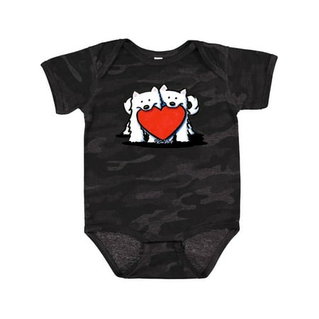 

Inktastic Sams With Heart (for darks) Gift Baby Boy or Baby Girl Bodysuit