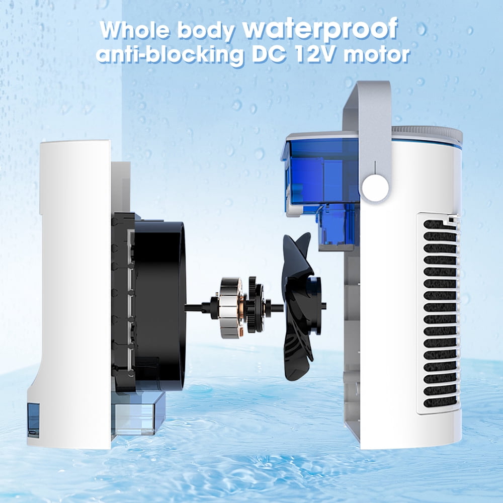 Portable Air Conditioners with Ultrasonic Atomizer,3-Speed Air Conditioner with Blue LED Light, Cooling Fan,Adjustable Cooling Modes Air Conditioner Portable For Home Office Outdoors,White