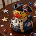 thumbnail image 3 of U.S. Independence 250th Anniversary Duck, Patriotic Military Ducks Figurine, U.S. Independence 250th Anniversary Resin Figurine Duck Decor for Jeeps Decorations, Veterans, and Patriots, 3 of 6