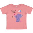 thumbnail image 3 of Inktastic Yara Happy Mothers Day Purple Elephant and Bee Gorgeous Girls Baby T-Shirt, 3 of 5