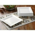 thumbnail image 6 of Better Homes & Gardens 16 Piece Square Porcelain Dinnerware Set, White, 6 of 6