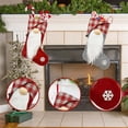thumbnail image 4 of 2 Packs Gnome Christmas Stockings, 3D Santa Swedish Personalized Plush Stocking Xmas Hanging Socks for Home Fireplace Tree Decor, 4 of 7