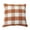 C, variant on Plaid Throw Pillow Covers 18x18 Inch - Orange Decorative Pillow Cases for Couch, Sofa & Porch Chair, Breathable Nylon with Hidden Zipper