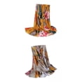 thumbnail image 1 of 2 pañuelos para mujer, ideales para el cuello o para combinar con vestidos de fiesta. Cúrcuma topo, 1 of 8