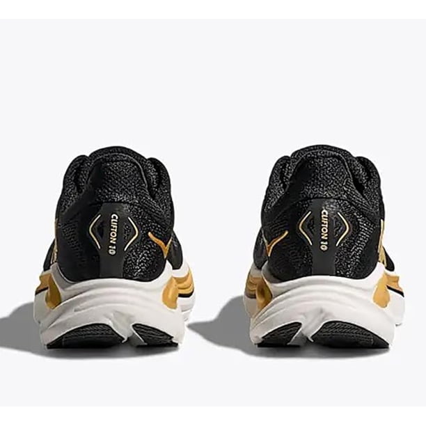 Hoka Men's Clifton 10 Black/Gold Running Shoes - Walmart.ca
