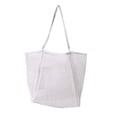 thumbnail image 6 of Tote Mesh Beach Tote Stylish Casual Portable Lightweight Durable Shoulder Handbag Hobo Pouch for Travel Gym Summer Vacation Street White, 6 of 7