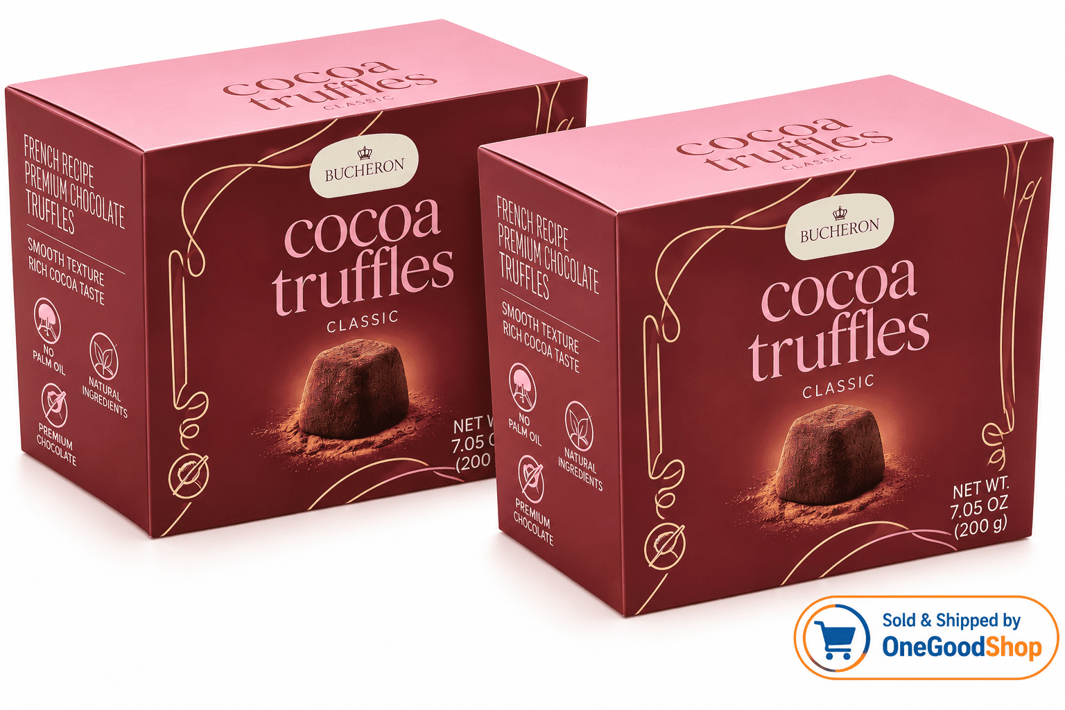 Mathez, Chocolate French Cacao Truffles, 8.8oz Box - Walmart.com