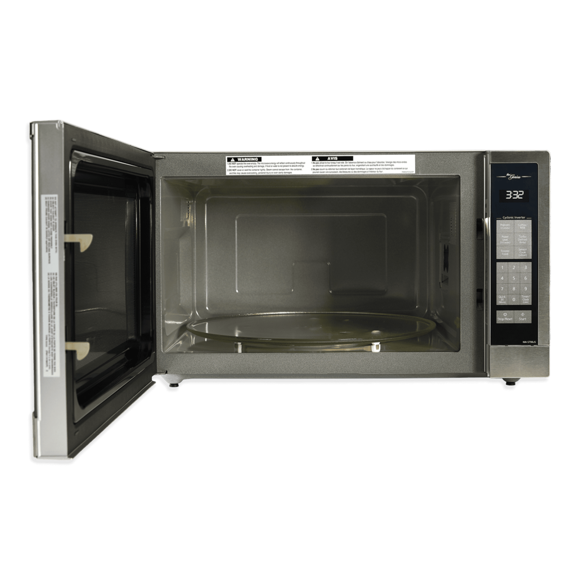 Open Box - Panasonic NN-ST99JS Genius 2.2 Cu. Ft. Microwave