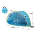 thumbnail image 3 of Eonmo UV Protection 45.2'' × 27.5'' Beach Tent, 3 of 6