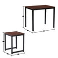 Dining Set Kitchen Table, 3Piece Bar Table Set, Home Dining Room Table