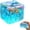 Blue, variant on Ocean Squishy Cubes Toys, Slow Rising Sensory Squeeze Toy with Marine Seashell, Soft Anxiety Relief Desk Fidget for Kids & Adults, Christmas & Birthday Gift