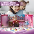 thumbnail image 2 of LEEYNEER 3d Magnetic Quiet Book (London Station) 3d Scene Princess Magnetic Quiet Book Magnetic Suction Dress Up Sticker Cute Girl Fantasy Magnetic Toy Gift, 2 of 5