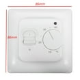 thumbnail image 4 of Yeacher 230V 16A Mechanical Floor Heating Thermostat Temperature Control Switch with Floor Sensor, 4 of 8