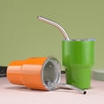 thumbnail image 6 of Fusipu Versatile Drinking Glass with Straw Premium Stainless Steel Water Cup with Straw 60ml, 6 of 8