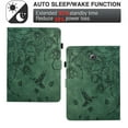 thumbnail image 2 of Allytechgroup Case for Samsung Galaxy Tab A 10.1 inch 2016 Release, SM-T580 T585, PU Leather Flip Case with Credit Card Slot Auto Sleep/Wake Kickstand Shockproof Full Body Ptotective, Green, 2 of 10