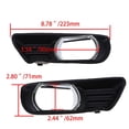 thumbnail image 5 of 2x Car Front Bumper Lower Fog Light Trim Bezel Covers For Toyota Camry 2007-2009, 5 of 5