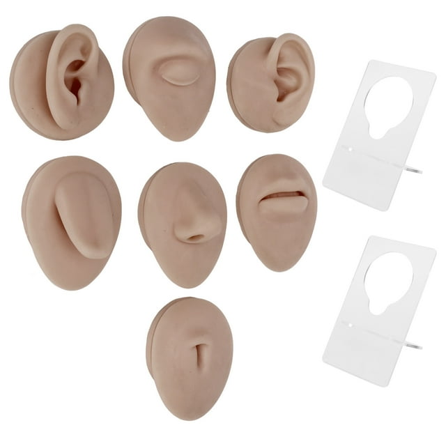 Modelo de cuerpo piercing, modelo de cuerpo piercing de silicona, modelo de ombligo, lengua de ojo de silicona, modelo de silicona para perforación, confiabilidad excepcional
