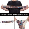 thumbnail image 3 of Gukieu Fantasy Colorful Beast for Adult Ice Silk Sun Protection Arm Sleeves, Moisture Wicking, UV Protection Outdoor Sports Arm Sleeves, Unisex, 3 of 6
