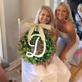 thumbnail image 1 of 1PC Unique Last Name Year Round Front Door Wreath With Bow Welcome Mini for Cabinets Small Grapevine Wreath Christmas for Outdoors Lit Wreath Lighted Wreaths for Outdoors Battery Operated, 1 of 3