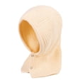 thumbnail image 3 of Women's Elastic Knitted Scarf Hat Beanie Fleece Hood Cycling Ski Winter Cap, 3 of 5