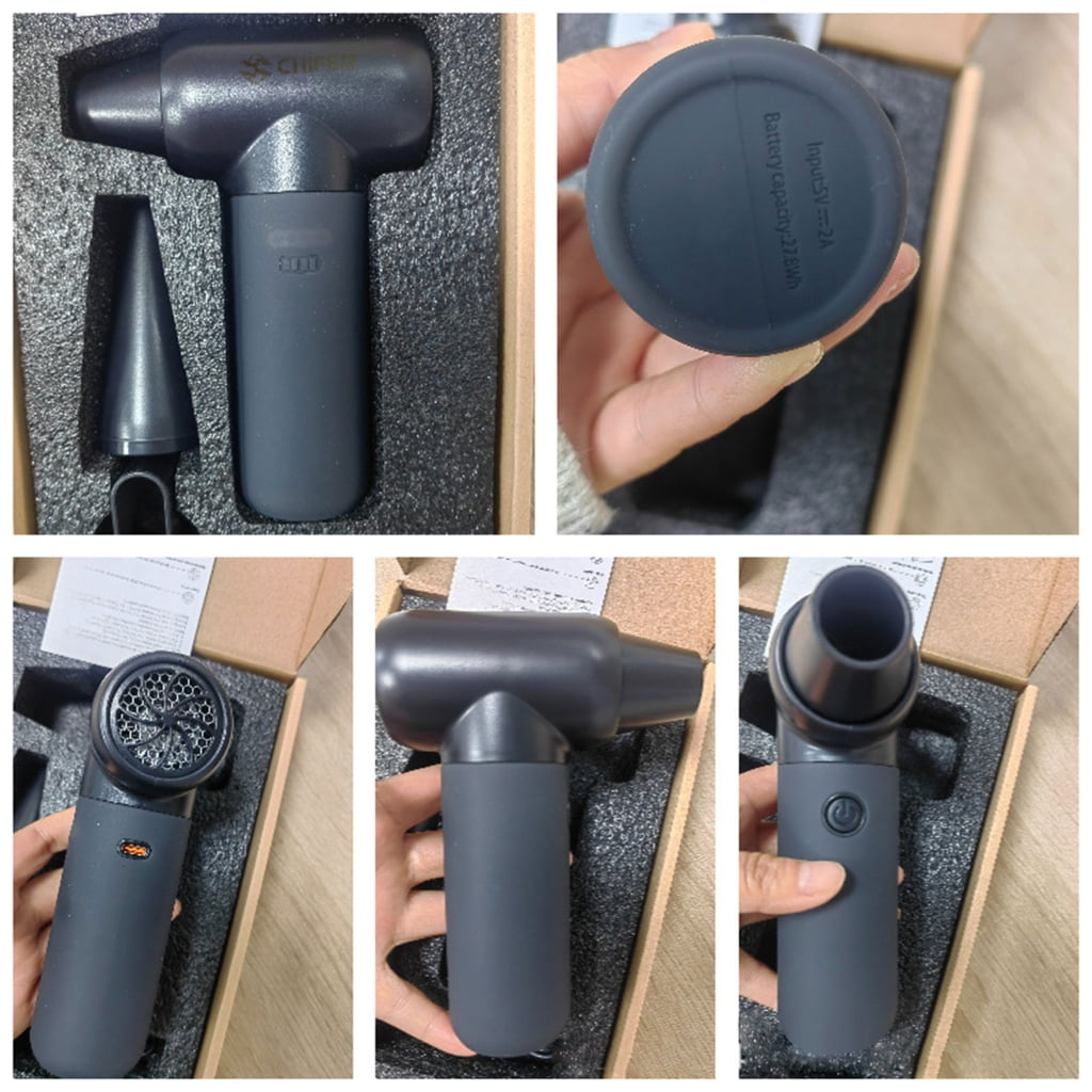 Zeiwohndc Mini Electric Blower Cordless Air Duster for Quick and Easy Cleaning Solution