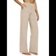 thumbnail image 1 of Pantalones de Yoga para Mujer, de Pierna , con Bolsillos, Cintura Alta, Elásticos, Informales, Deportivos. Albaricoque M, 1 of 9
