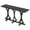 Black, variant on U-Style 59.8'' Oak Veneer Console Table with Curved Rubber Wood Legs