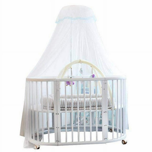 Crib Tent by | Premium See Through Mesh Mosquito Crib Net Topper to Keep Baby f