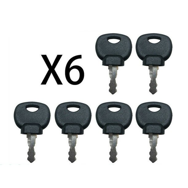 6 X Ignition Key Plant Application Spare 14607 For Jcb Bomag Manitou