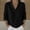 *Black, variant on ClodeEU Womens Long Sleeve V Neck Sweater ,Fall Loose Fit Fashion Tunic Shirts Pink,Womens Plus XXXXL