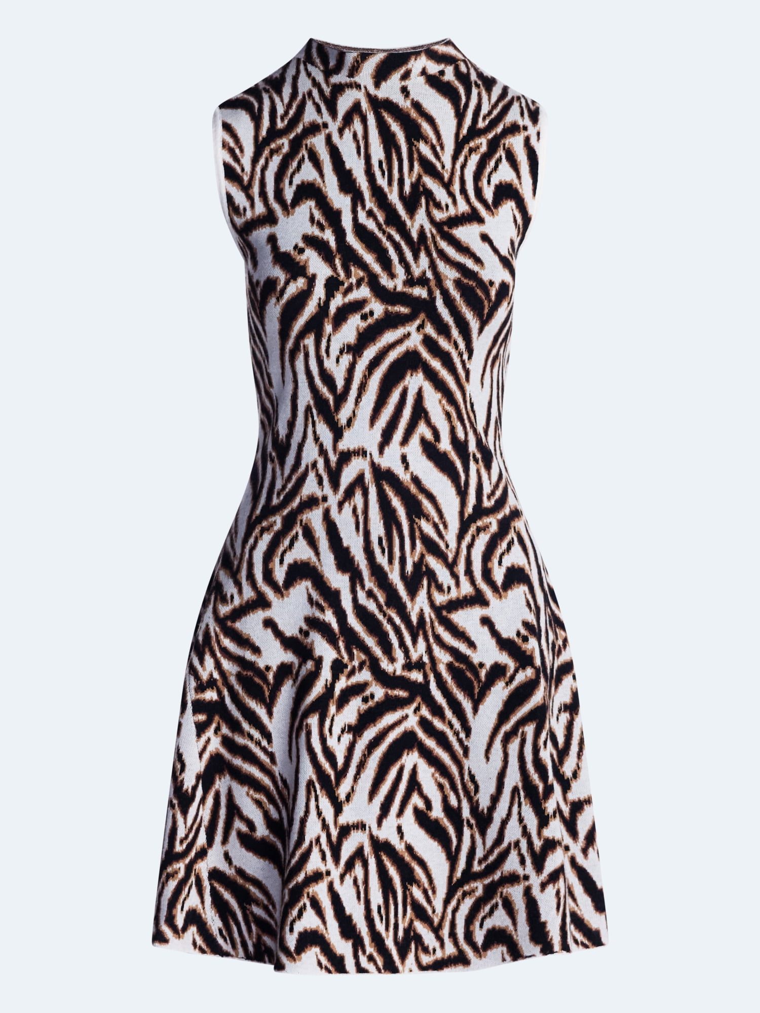 Scoop Women’s and Women's Sleeveless Mock Neck Mini Dress, Sizes XS-4X