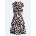 thumbnail image 5 of Scoop Women’s and Women's Sleeveless Mock Neck Mini Dress, Sizes XS-4X, 5 of 5