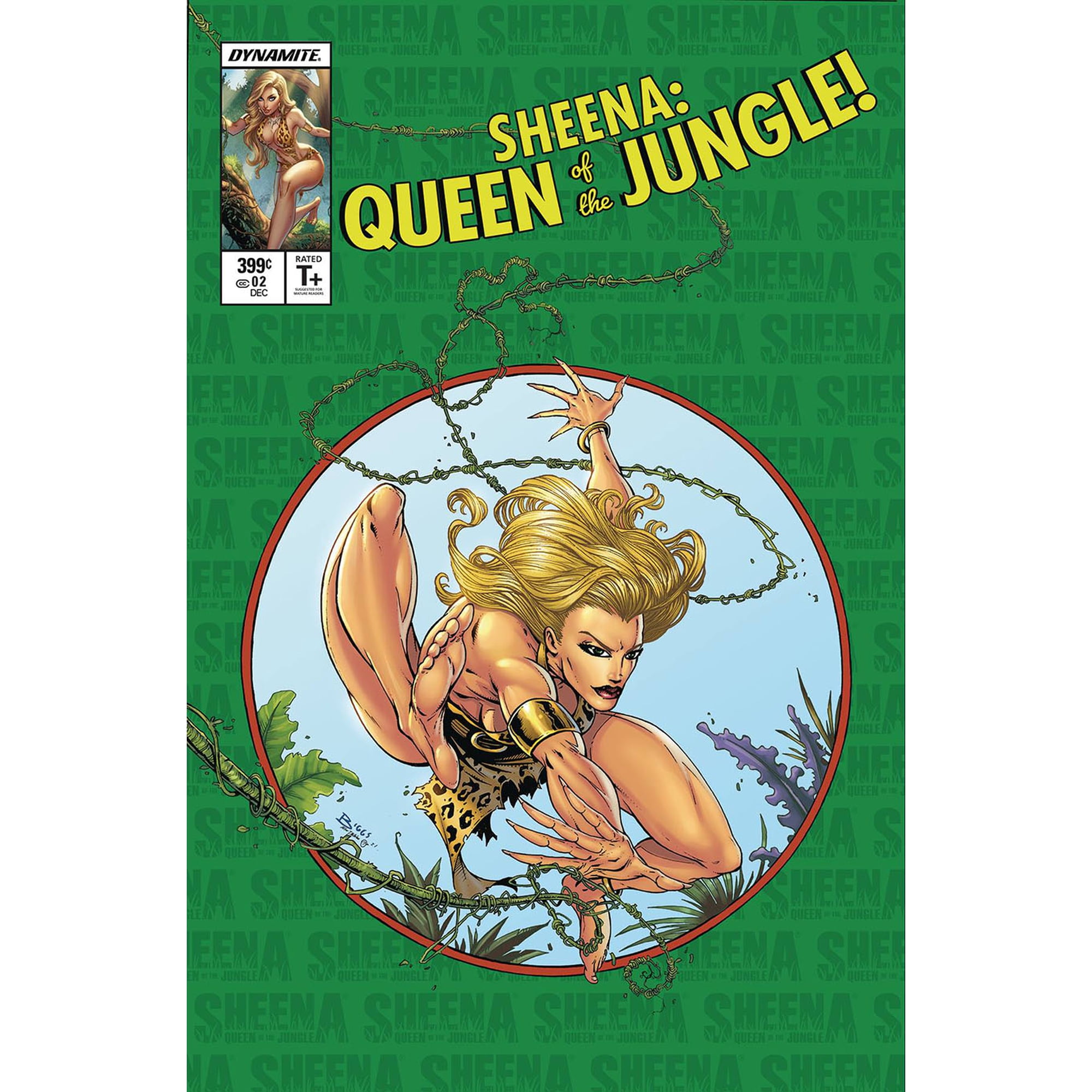 Sheena Queen of the Jungle (Dynamite) #2N VF ; Dynamite Comic Book