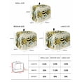 thumbnail image 2 of Spring Bee Love Small Toaster Cover 2 Slice, Kitchen Appliance Covers, Yellow Daisy Eucalyptus Leaves Rustic Toaster Oven Cover with Loop, Bread Machine Cover Polyester Dust Cover Protection, 2 of 4