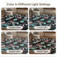 thumbnail image 7 of ODIKA 3'x5' Washable Accent Rug Record Vinyl Abstract Inspired Musical Crisp Composition Shaped for Bedside, Nursery Room, Pet Friendly & Non-Shedding, 7 of 7
