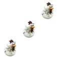 thumbnail image 3 of Baohd 1/2/3/5 Garden Ornament Durable Resin Craft To Complement Outdoor Strong Chicken A 3PCS, 3 of 6