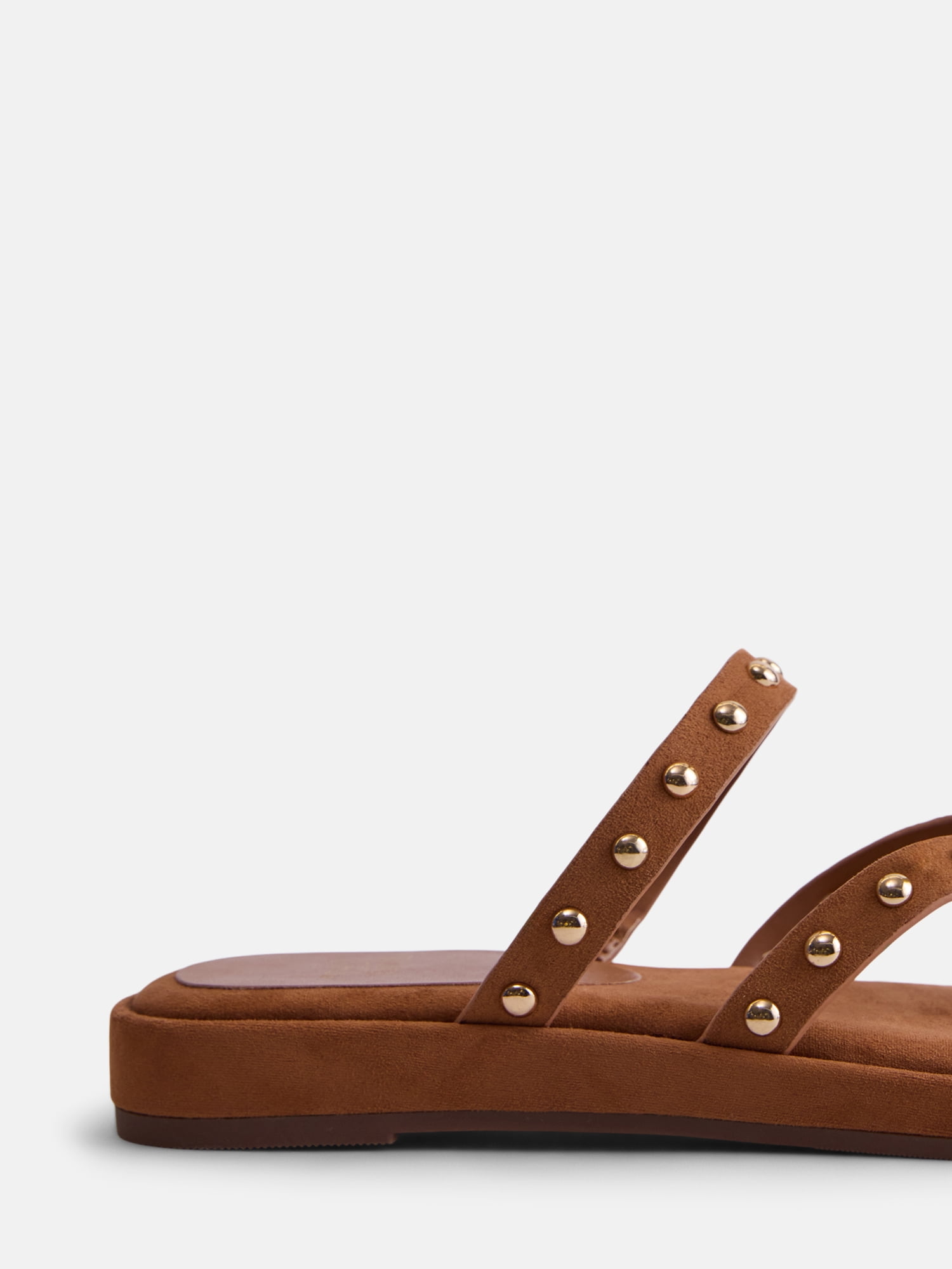 Time and Tru Women's Studded Flip Flop Sandals