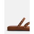 thumbnail image 4 of Time and Tru Women's Studded Flip Flop Sandals, 4 of 5