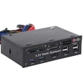 thumbnail image 2 of 5.25"All-in-One Media Dashboard Multi-Function Front Panel Card Reader USB 2.0 and USB 3.0 ESATA, 2 of 4