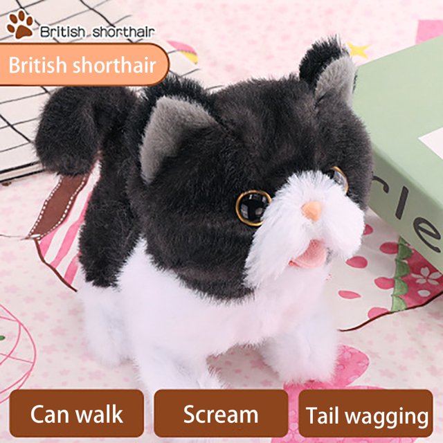 Agiferg Electronic Pet Electric Simulation Children's Toy Will Bark And Walk Cat