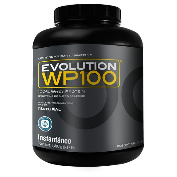 Evolution. Proteína De Suero De Leche, Wp100, Whey Protein, 2800 Gramos (sabor NATURAL)