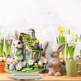 thumbnail image 5 of ToyKingdee Easter Bunny Egg Acrylic Sign, Easter Collecting Decoration with Base, Cute Easter Tabletop Decoration for Home Holiday Party Decoration, 5 of 9