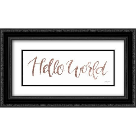 - Sweet Baby Girl I 2x Matted 24x14 Black Ornate Framed Art Print by Jackson, Jenaya